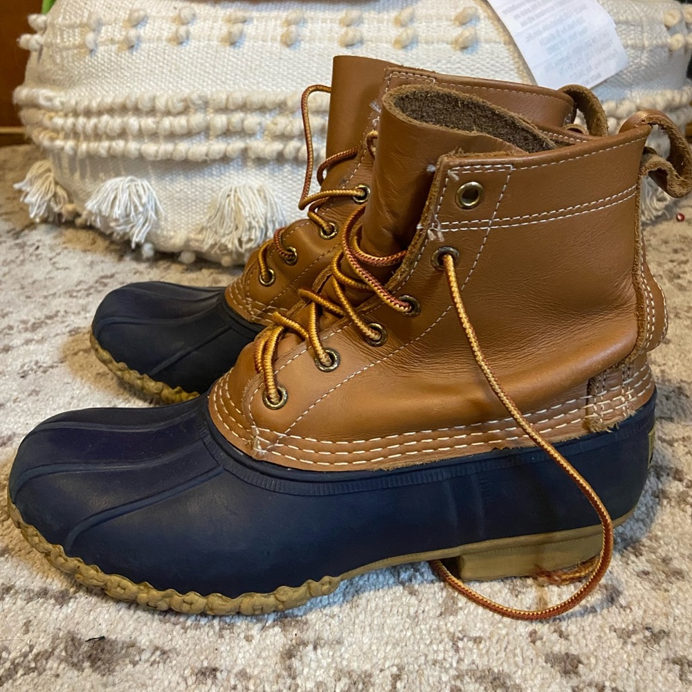 Navy Bean Boots